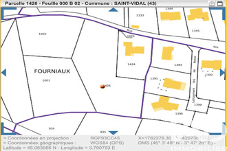 achat terrain st-vidal 43320