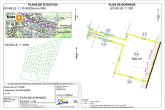 achat terrain tosse 40230