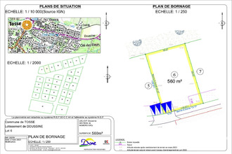 achat terrain tosse 40230