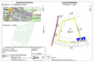 achat terrain tosse 40230