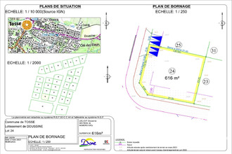 achat terrain tosse 40230