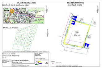 achat terrain tosse 40230