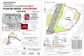 achat terrain vertou 44120