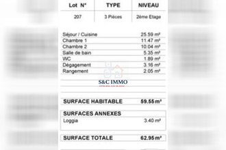  appartement arnouville 95400