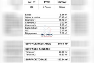  appartement arnouville 95400