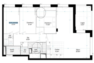  appartement asnieres-sur-seine 92600