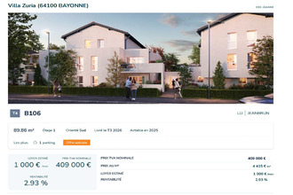  appartement bayonne 64100