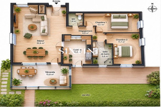  appartement bgoin-jallieu 38300