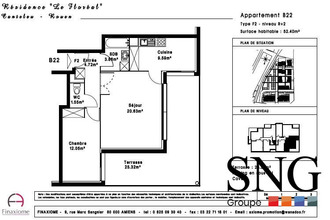  appartement canteleu 76380