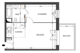  appartement cavaillon 84300
