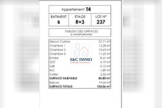  appartement challes-les-eaux 73190