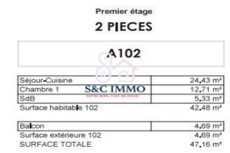  appartement chanteloup-en-brie 77600