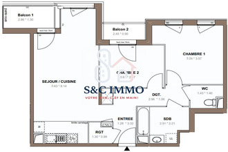  appartement chessy 77700