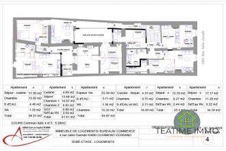  appartement clermt-ferrand 63000