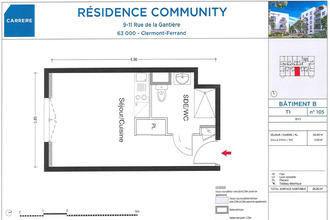  appartement clermt-ferrand 63000