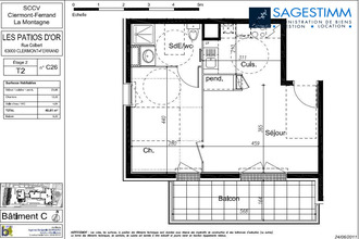  appartement clermt-ferrand 63000