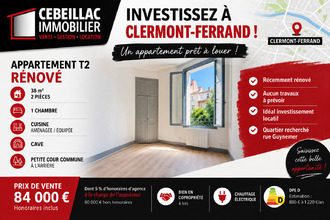  appartement clermt-ferrand 63000