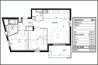  appartement clermt-ferrand 63100