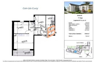  appartement coin-les-cuvry 57420