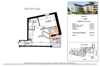  appartement coin-les-cuvry 57420