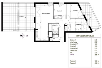  appartement corbas 69960