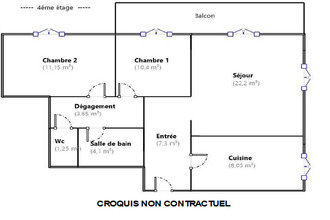  appartement courbevoie 92400
