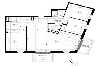  appartement douvres-la-delivrande 14440