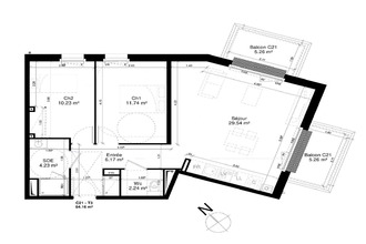  appartement douvres-la-delivrande 14440