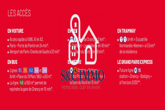  appartement drancy 93700