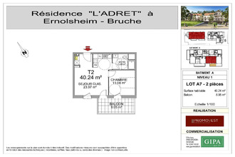  appartement ernolsheim-bruche 67120