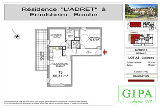  appartement ernolsheim-bruche 67120