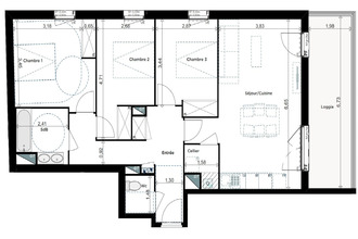  appartement floirac 33270