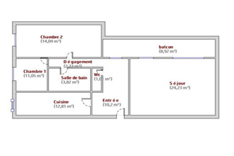  appartement fontaines-sur-saone 69270