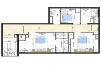 appartement fontcouverte-la-toussuire 73300