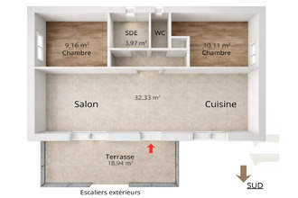  appartement greasque 13850