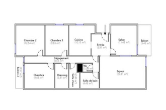  appartement grenoble 38100