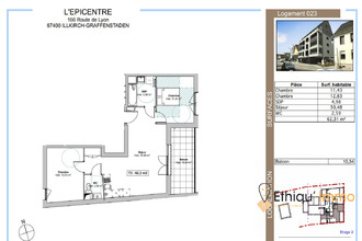  appartement illkirch-graffenstaden 67400