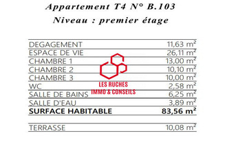  appartement lagny-sur-marne 77400
