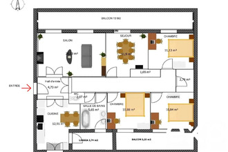  appartement langon 33210