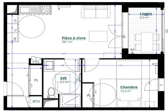  appartement leognan 33850