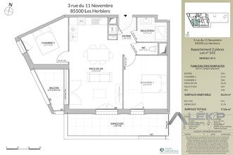  appartement les-herbiers 85500