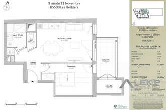  appartement les-herbiers 85500