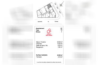  appartement livry-gargan 93190