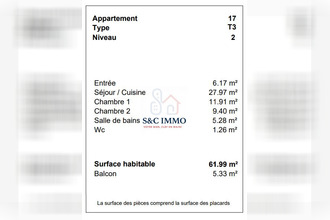  appartement livry-gargan 93190