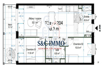  appartement neuilly-sur-marne 93330