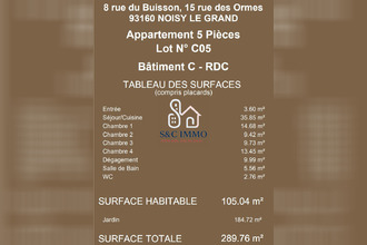  appartement noisy-le-grand 93160