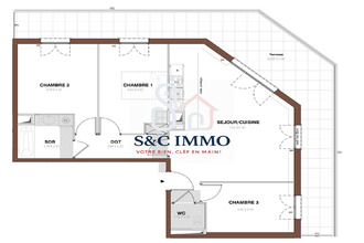  appartement pontault-combault 77340