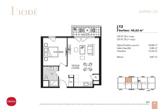  appartement quimper 29000