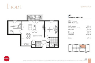  appartement quimper 29000