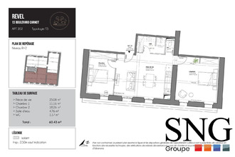  appartement revel 31250